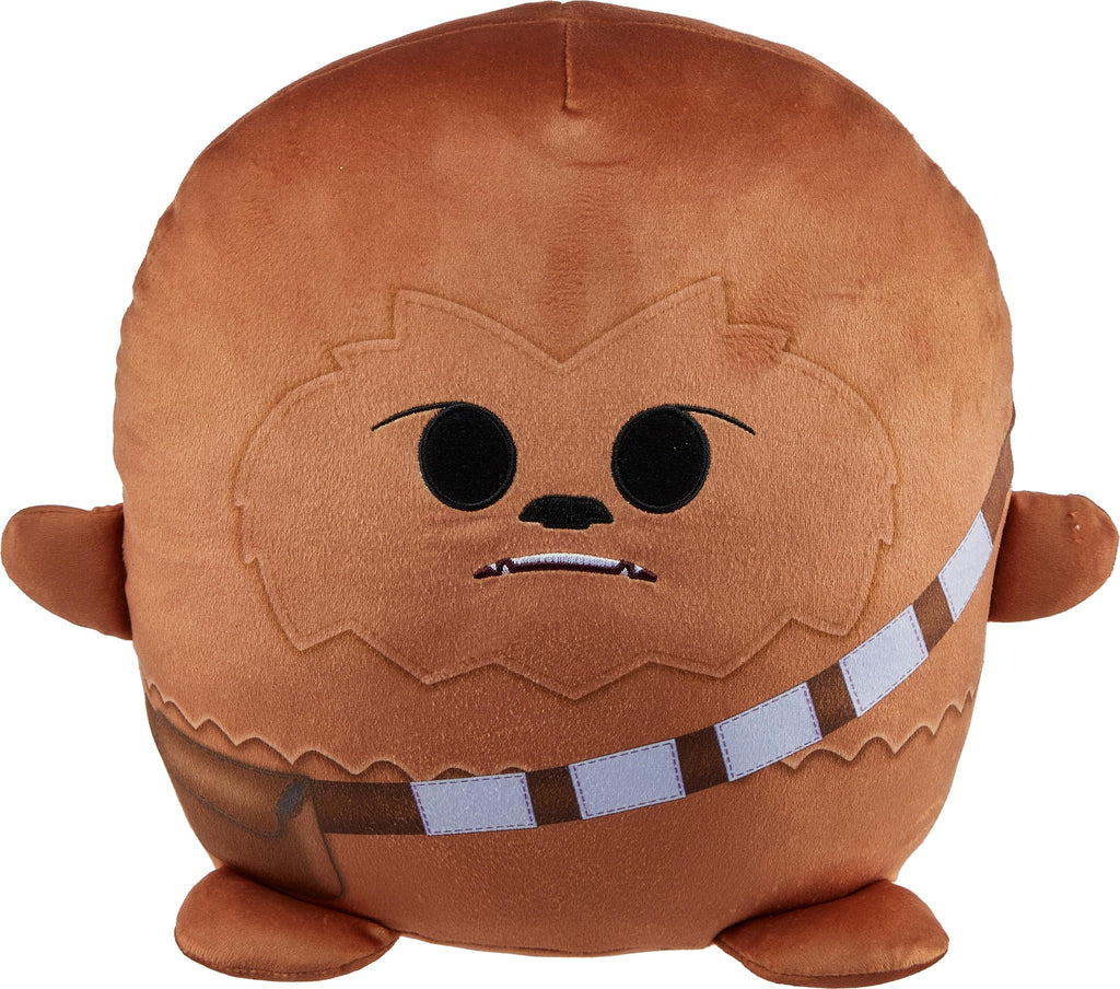 Star Wars Cuutopia Plush Chewbacca, Soft Rounded Pillow Doll, Collectible Toy Gift Inspired by the Wookiee Character, 10-inch