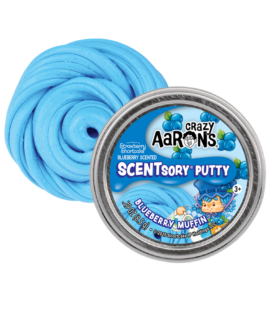 Mini Blueberry Muffin Scented Thinking Putty - Sensory Stress Relief Fun Toy
