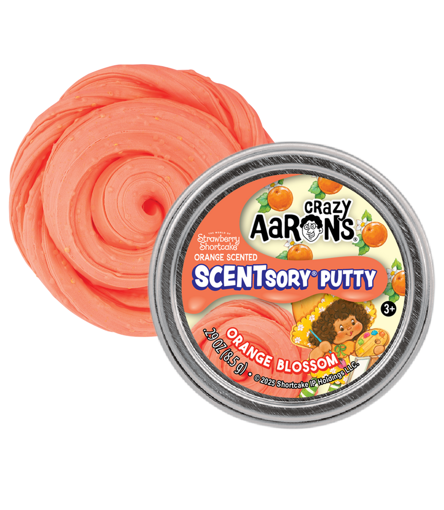 Mini Orange Blossom Scented Thinking Putty for Sensory Play & Stress Relief