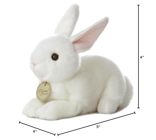 Aurora® Realistic Miyoni® American White Rabbit Stuffed Animal