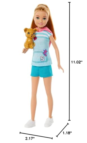 Barbie Stacie Doll with Pet Dog, from and Stacie to The Rescue Movie Toys, Blonde Hair Doll