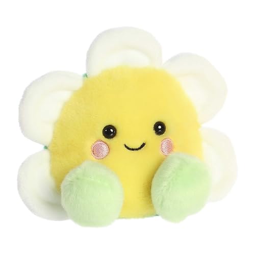 Aurora® Adorable Palm Pals™ Deon Daisy™ Stuffed Animal - Pocket-Sized Play - Collectable Fun - White 5 Inches