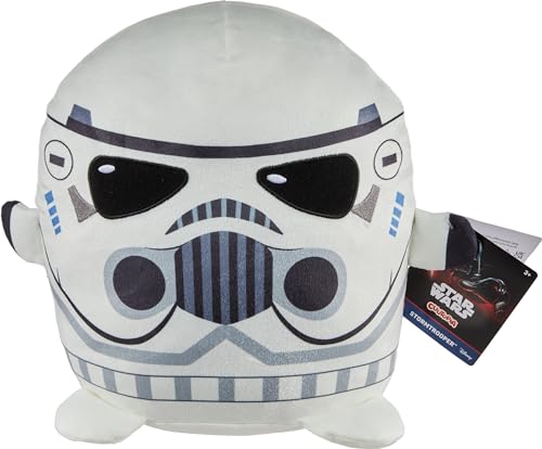 Star Wars Cuutopia Plush Stormtrooper, Soft Rounded Pillow Doll, Collectible Toy Gift Inspired by the Character, 10-inch