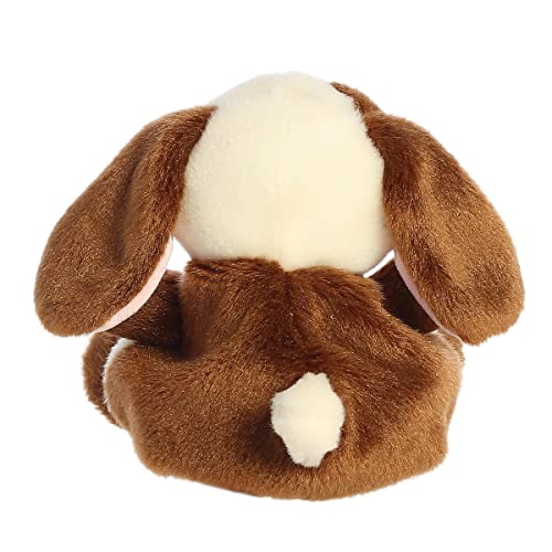 Aurora® Adorable Palm Pals™ Clover Bunny Stuffed Animal - Pocket-Sized Fun - On-The-Go Play - Brown 5 Inches