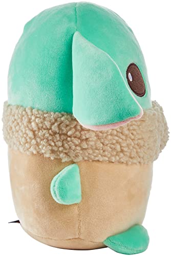 Mattel Star Wars Cuutopia Grogu Plush 10-inch Toy, Rounded Soft Pillow Doll Inspired by Star Wars The Mandalorian