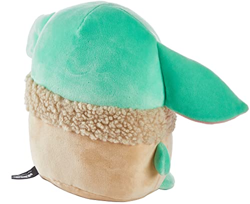 Mattel Star Wars Cuutopia Grogu Plush 10-inch Toy, Rounded Soft Pillow Doll Inspired by Star Wars The Mandalorian