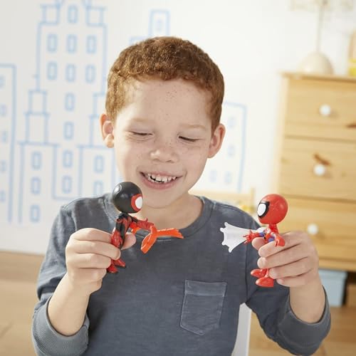 Spidey and His Amazing Friends Marvel Spidey Hero Figure, 4-Inch Scale Action Figure, Includes 1 Accessory for Kids Ages 3 and Up