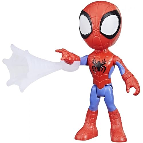 Spidey and His Amazing Friends Marvel Spidey Hero Figure, 4-Inch Scale Action Figure, Includes 1 Accessory for Kids Ages 3 and Up