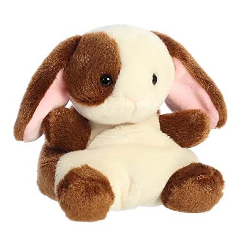 Aurora® Adorable Palm Pals™ Clover Bunny Stuffed Animal - Pocket-Sized Fun - On-The-Go Play - Brown 5 Inches