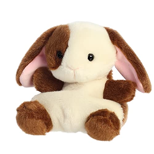 Aurora® Adorable Palm Pals™ Clover Bunny Stuffed Animal - Pocket-Sized Fun - On-The-Go Play - Brown 5 Inches