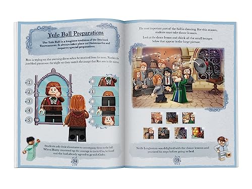 LEGO® Harry Potter™ Magical Year at Hogwarts: Christmas Activity Book with Fun Facts, Play Scene, Basic Brick Kit, and 3 LEGO(R) Minifigures to Inspire Imagination and Creativity!