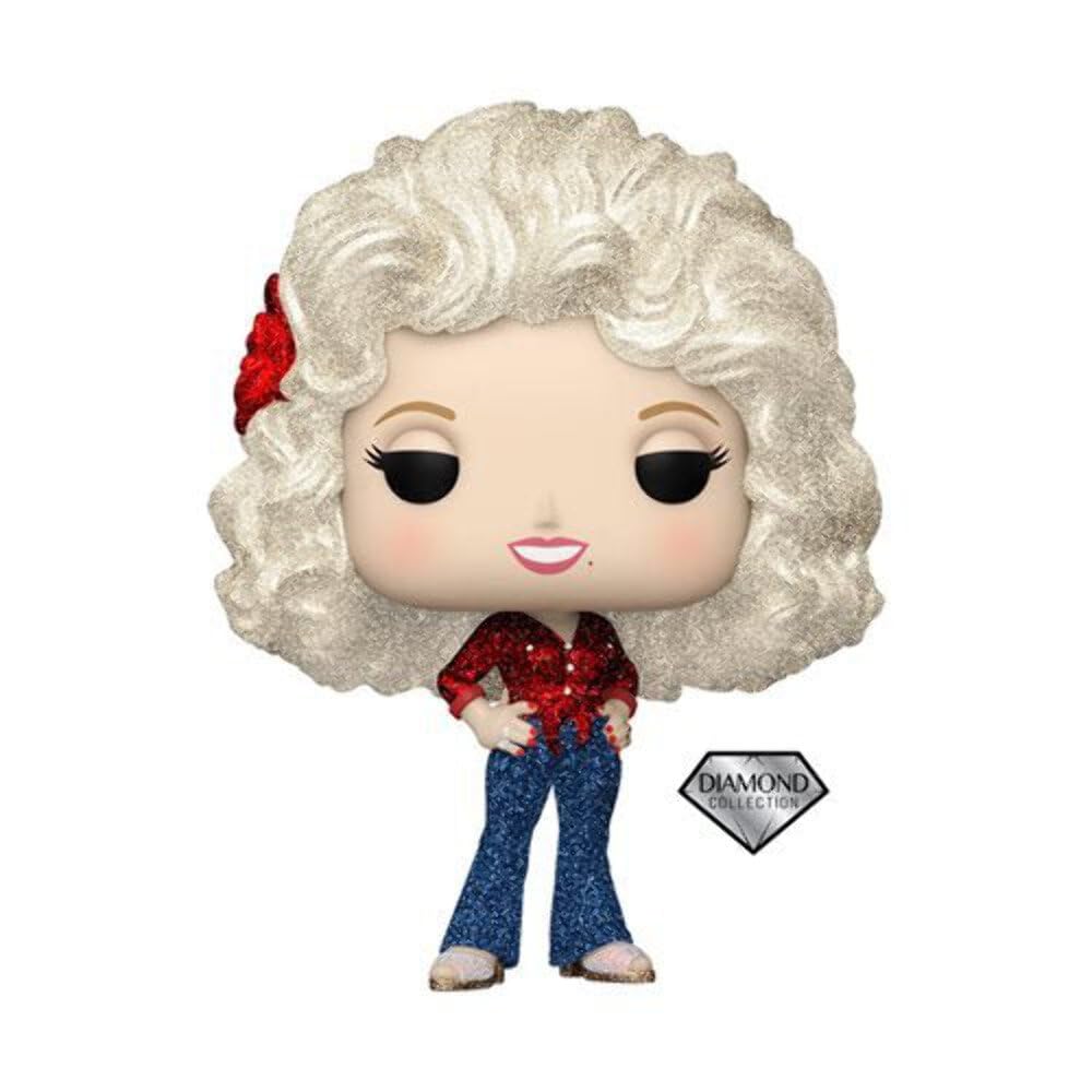 Funko Dolly Parton '77 Tour Diamond Glitter Pop! Vinyl Figure #351 - Entertainment Earth Exclusive