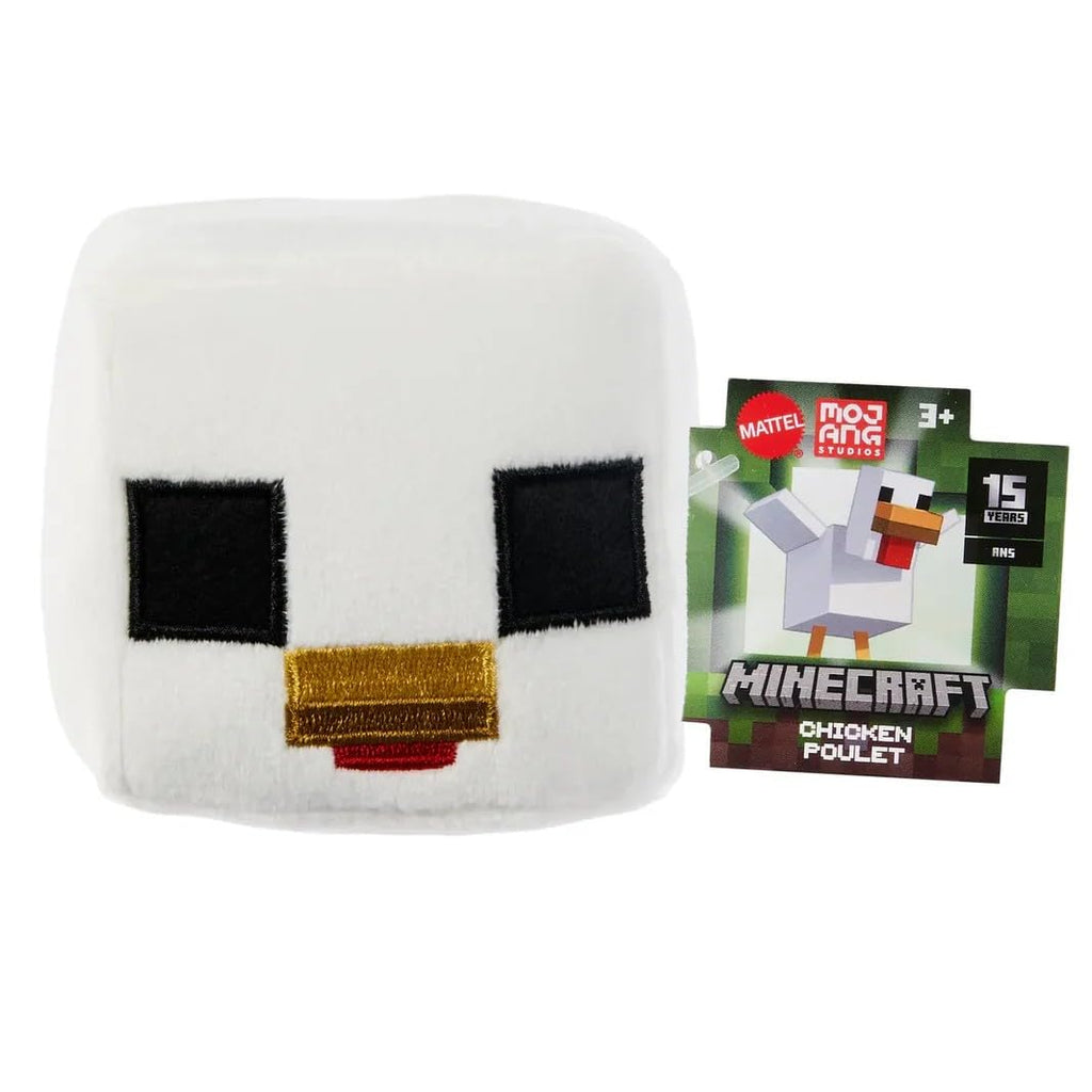 Minecraft 3-inch Block Plush Chicken