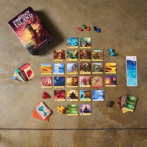 Forbidden Island – The Cooperative Strategy Survival Island Board Game,2-4 players