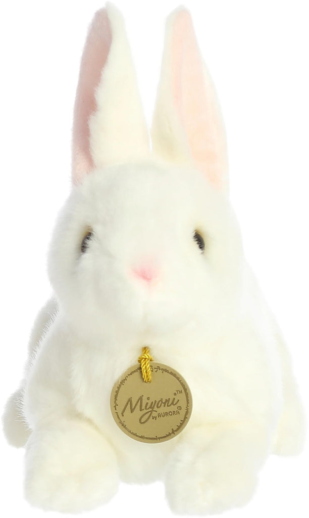 Aurora® Realistic Miyoni® American White Rabbit Stuffed Animal