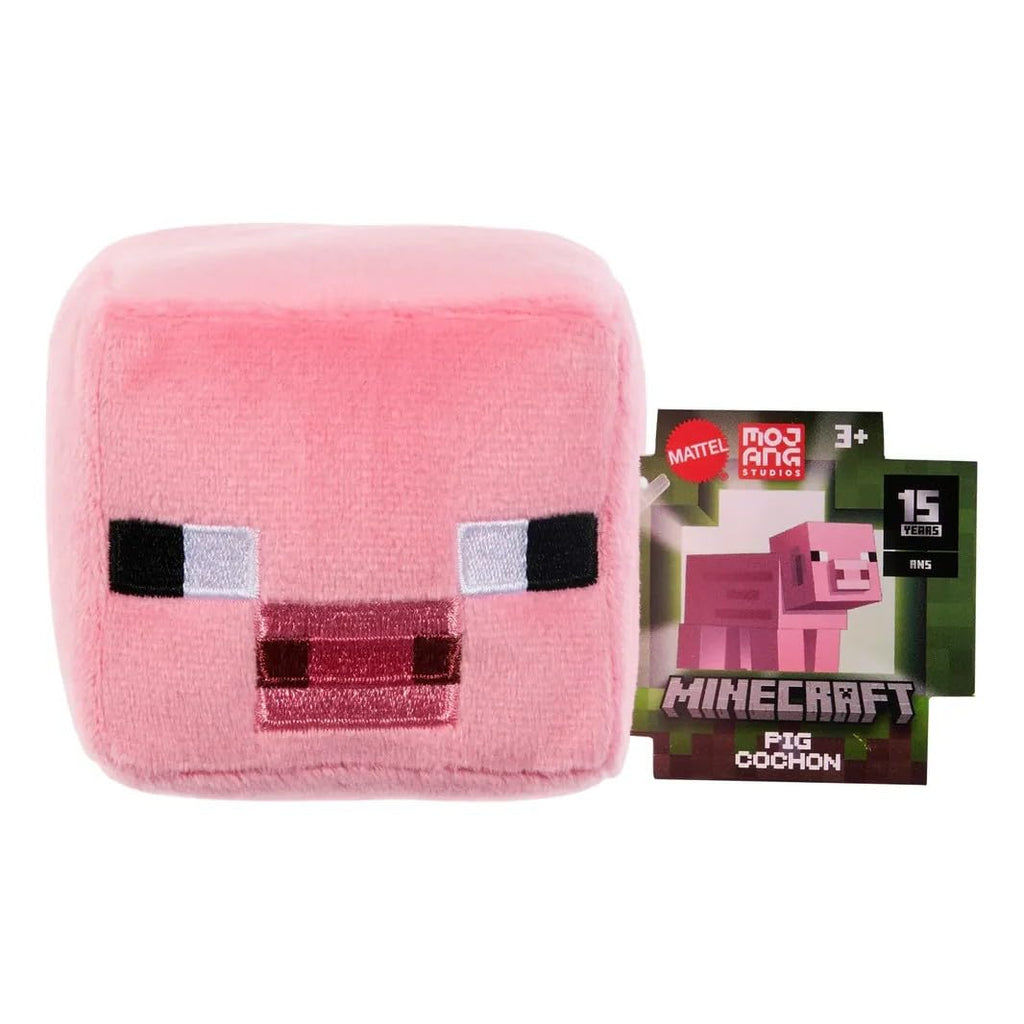 Minecraft 3-inch Block Plush Pig