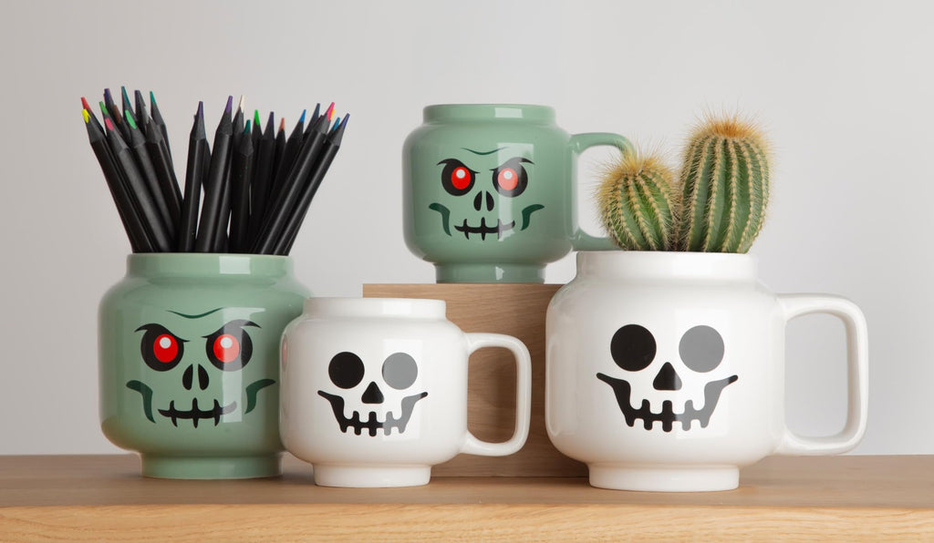 Lego Ceramic Mug Large - Skeleton - 530 ml | Perfect Mug, Gifts for Men, Mugs for Kids and Women Cool, Fun Unique Cup for All Ages Dishwasher Safe