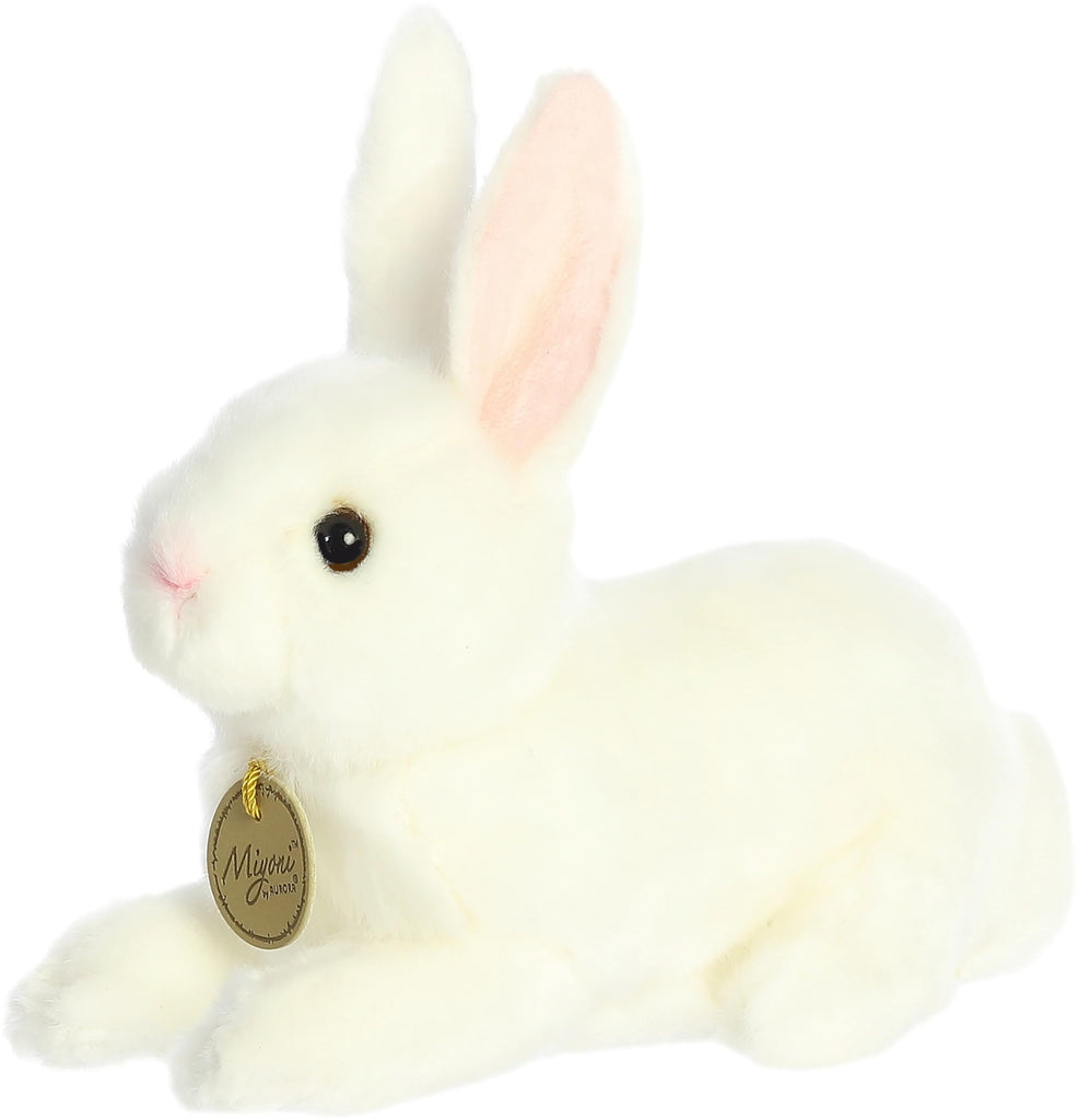 Aurora® Realistic Miyoni® American White Rabbit Stuffed Animal