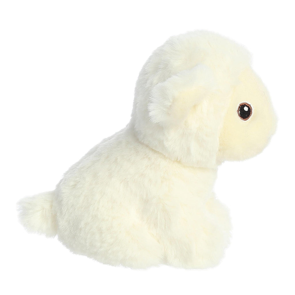 Aurora® Eco-Friendly Eco Nation™ Mini Lamb Stuffed Animal - Environmental Consciousness - Recycled Materials - White 5 Inches