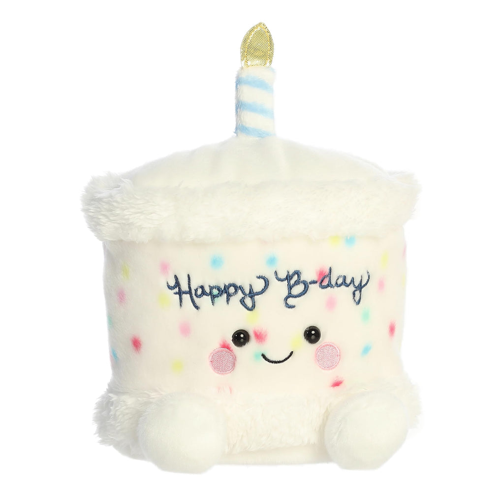 Aurora® Adorable Palm Pals™ Party Sized™ Happy B'Day Cake™ Stuffed Animal - 7 Inches