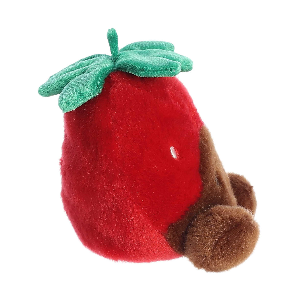 Aurora® Adorable Palm Pals™ Valentino Chocolate Strawberry™ Stuffed Animal - Pocket-Sized Play - Collectable Fun - Red 5 Inches