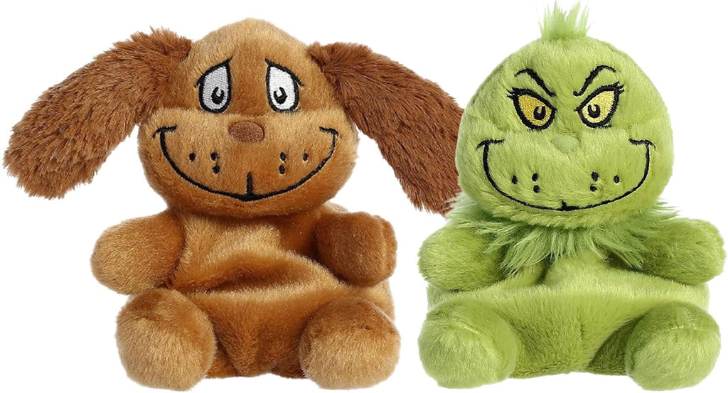 Aurora Dr. Seuss Grinch & Max 5 Inch Palm Pals Bundle