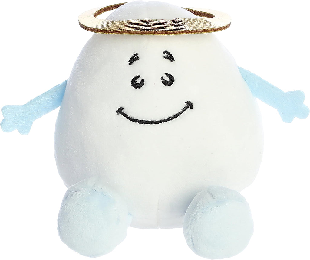 Aurora® Punny Eggspressions™ Good Egg Stuffed Animal - Humorous Wordplay - Playful Expression - White 3.5 Inches