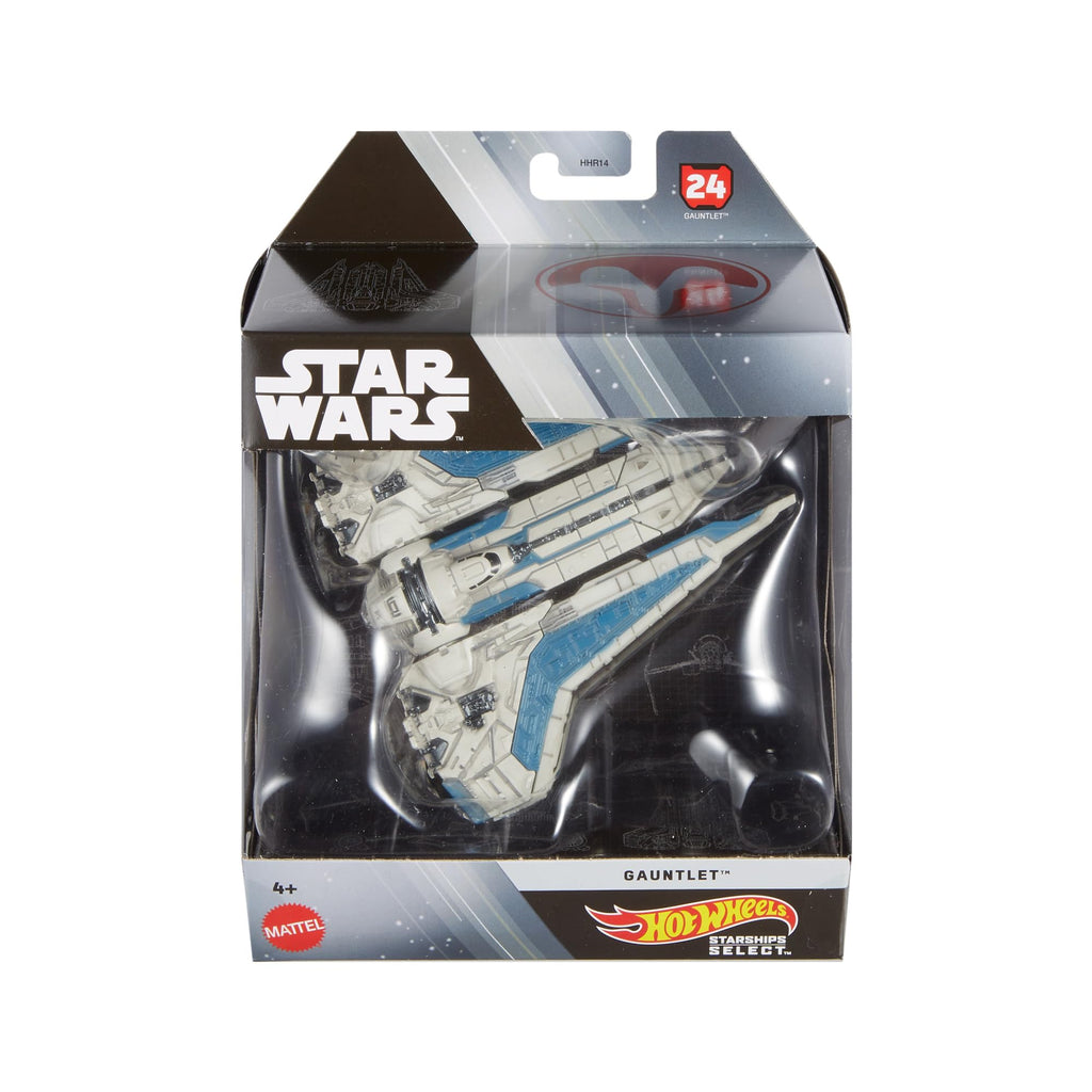 Hot Wheels Star Wars Starships Select Gauntlet, 1:50 Scale Premium Die-Cast Vehicle