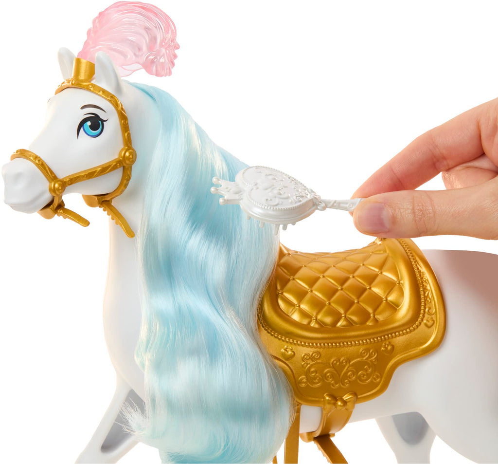 Cinderella doll with horse and styling accessories