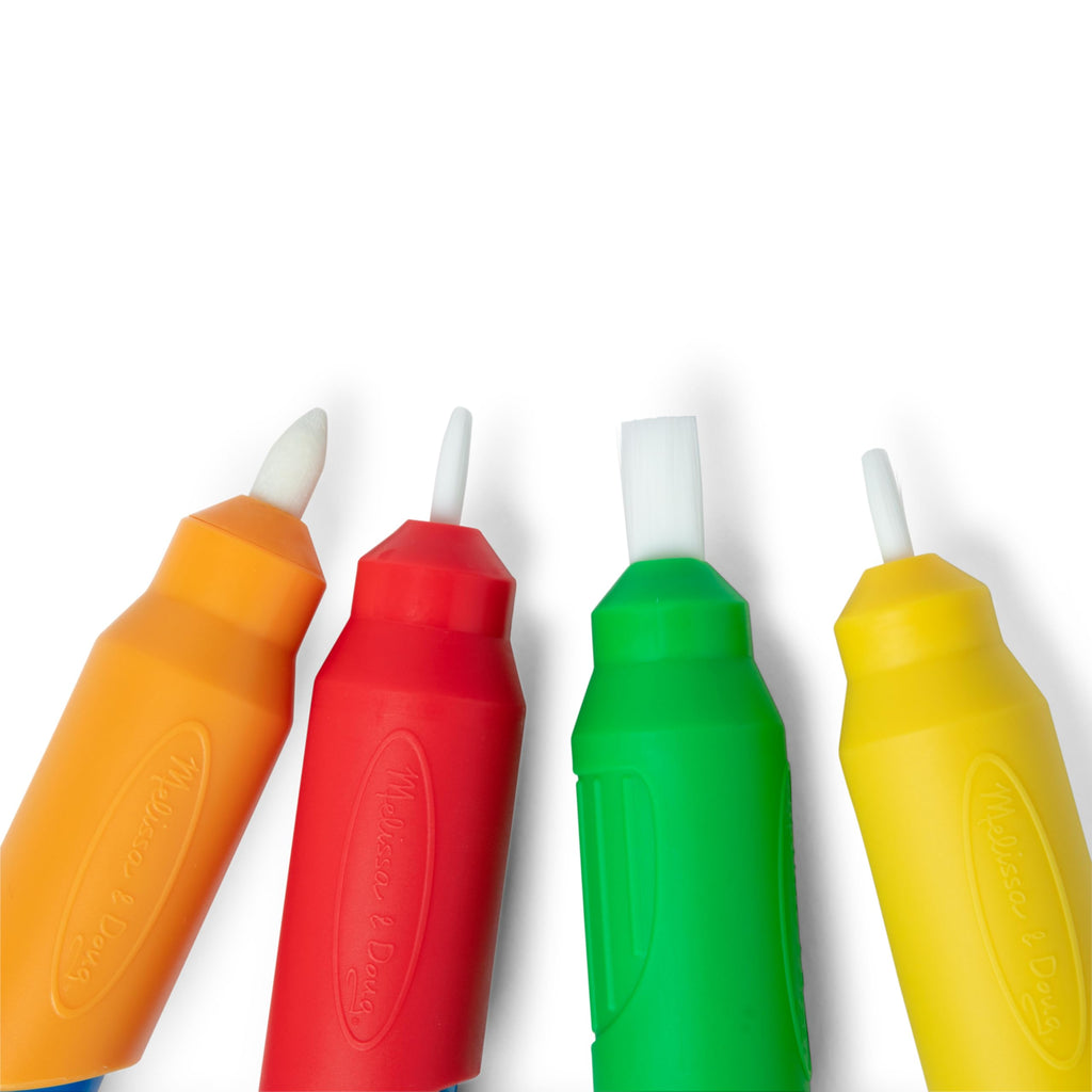 Melissa & Doug Water Wow! Pen Pack - 4 Color-with-Water Pens, Sprayer, Tether Cap