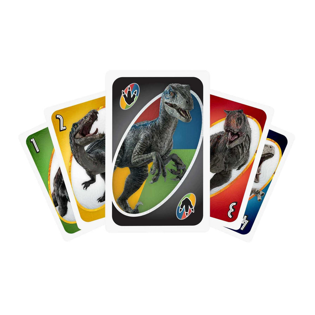 Jurassic World Toys Dominion Card Game with Themed Deck & Special Rule, Gift for Kid, Adult & Family Game Nights, Ages 7 Years Old & Up