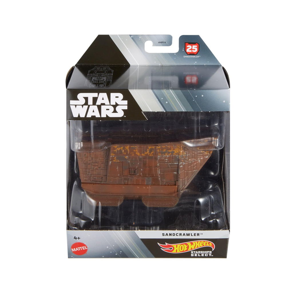 STAR WARS Hot Wheels Starships Select Sandcrawler, 1:50 Scale Premium Die-Cast Vehicle