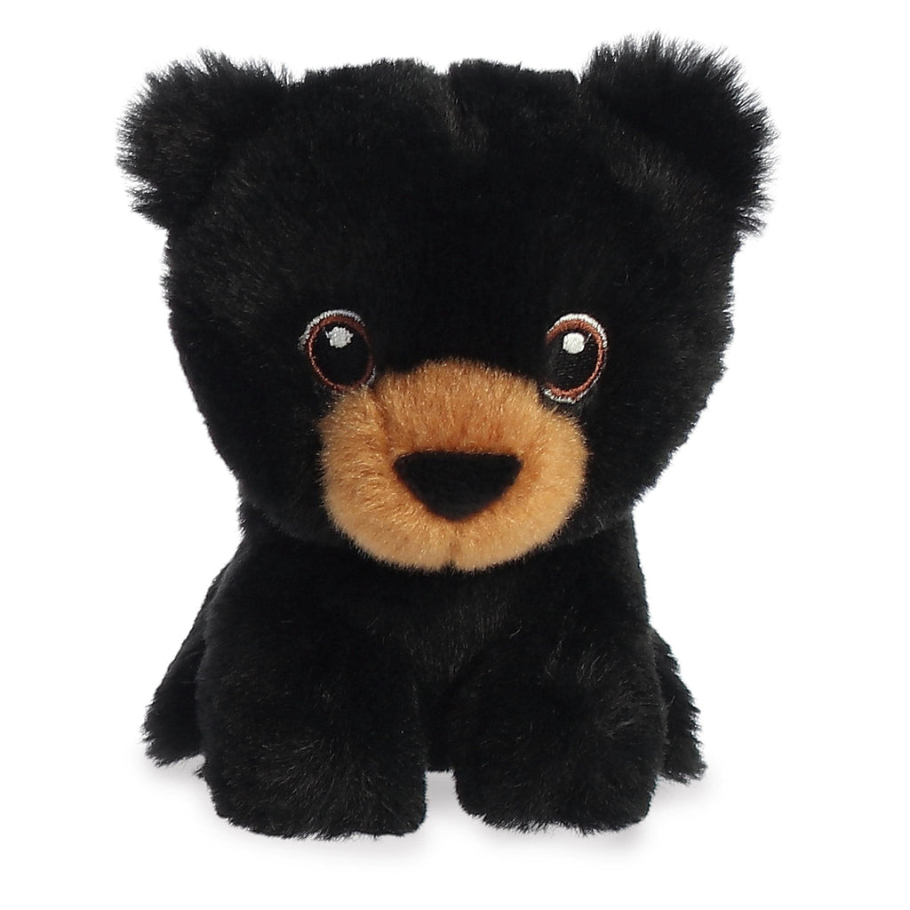 Aurora® Eco-Friendly Eco Nation™ Mini Black Bear Stuffed Animal - Environmental Consciousness - Recycled Materials - Black 5 Inches