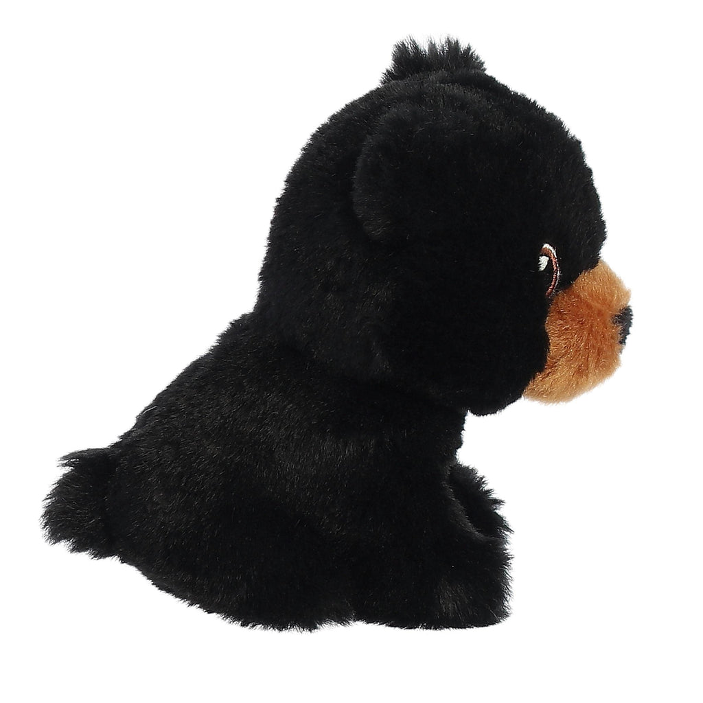 Aurora® Eco-Friendly Eco Nation™ Mini Black Bear Stuffed Animal - Environmental Consciousness - Recycled Materials - Black 5 Inches