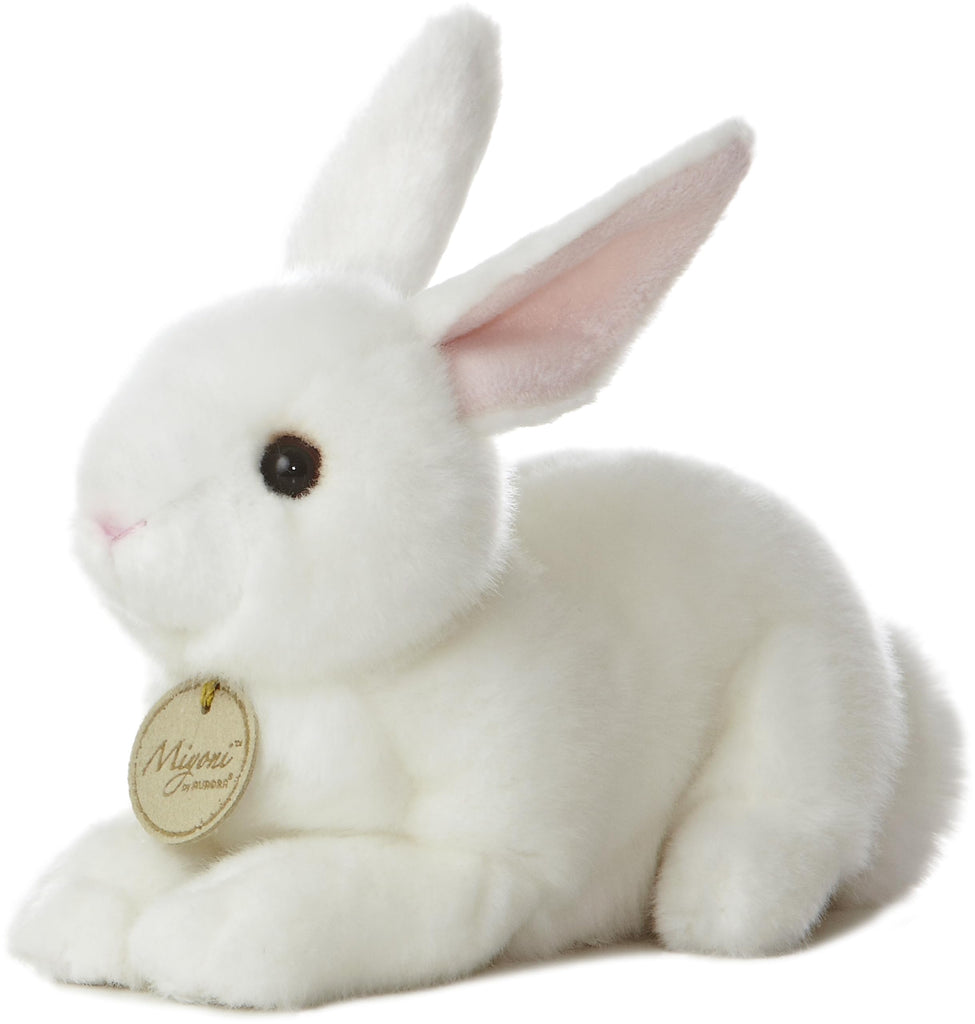 Aurora® Realistic Miyoni® American White Rabbit Stuffed Animal