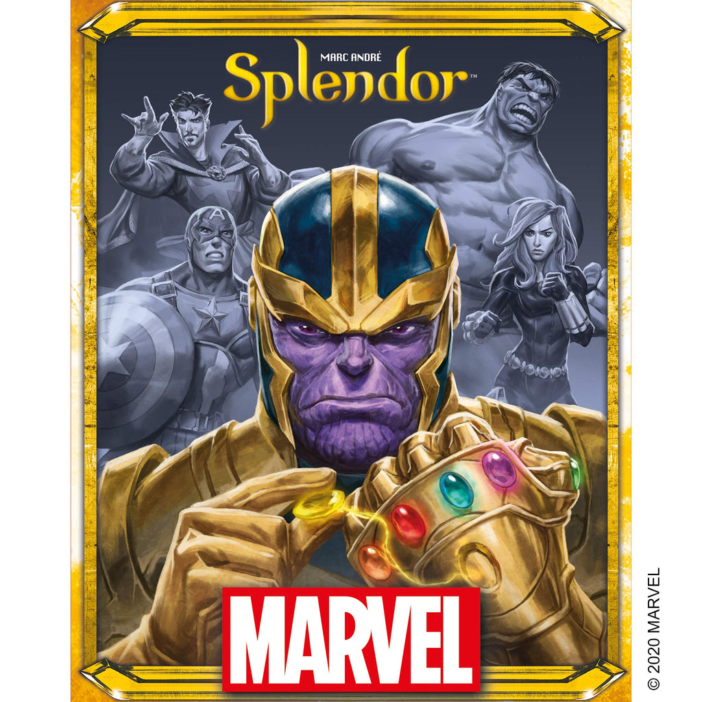 Marvel Splendor Board Game - Strategy Game for Kids and Adults, Fun Family Game Night Entertainment, Ages 10+, 2-4 Players, 30-Minute Playtime, Made by Space Cowboys