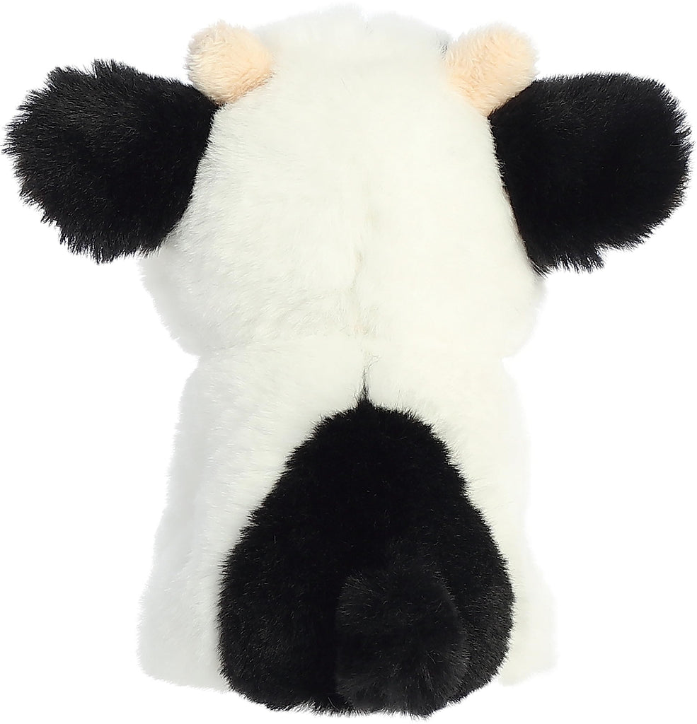 Aurora® Eco-Friendly Eco Nation™ Mini Cow Stuffed Animal - Environmental Consciousness - Recycled Materials - White 5 Inches