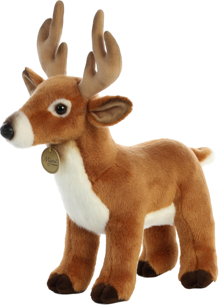 Aurora® Adorable Miyoni® Deer Stuffed Animal - Lifelike Detail