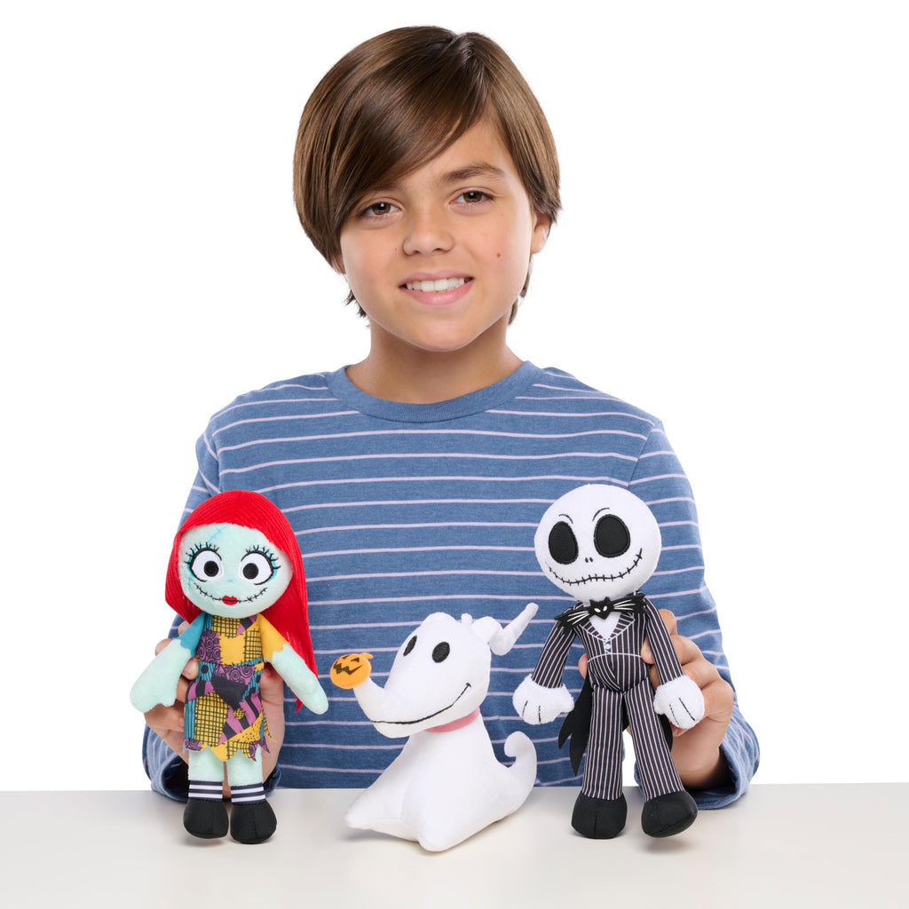 Just Play Disney Tim Burton's The Nightmare Before Christmas Small Plush 3-Pack Bundle, Plush Dolls, Kids Toys for Ages 3 Up