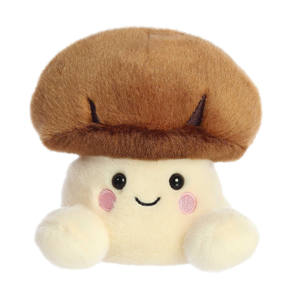 Aurora® Adorable Palm Pals™ Umami Shiitake Mushroom™ Stuffed Animal - Pocket-Sized Play - Collectable Fun - Brown 5 Inches