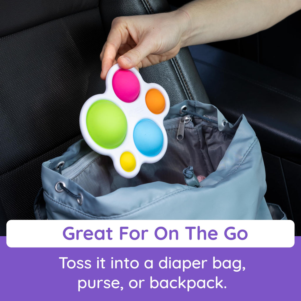 Fat Brain Toys Original Dimpl Brand Baby Toy, Sensory Toys for Babies 10 Months+, Interactive Baby Toys, Fidget Toys, 1 Piece