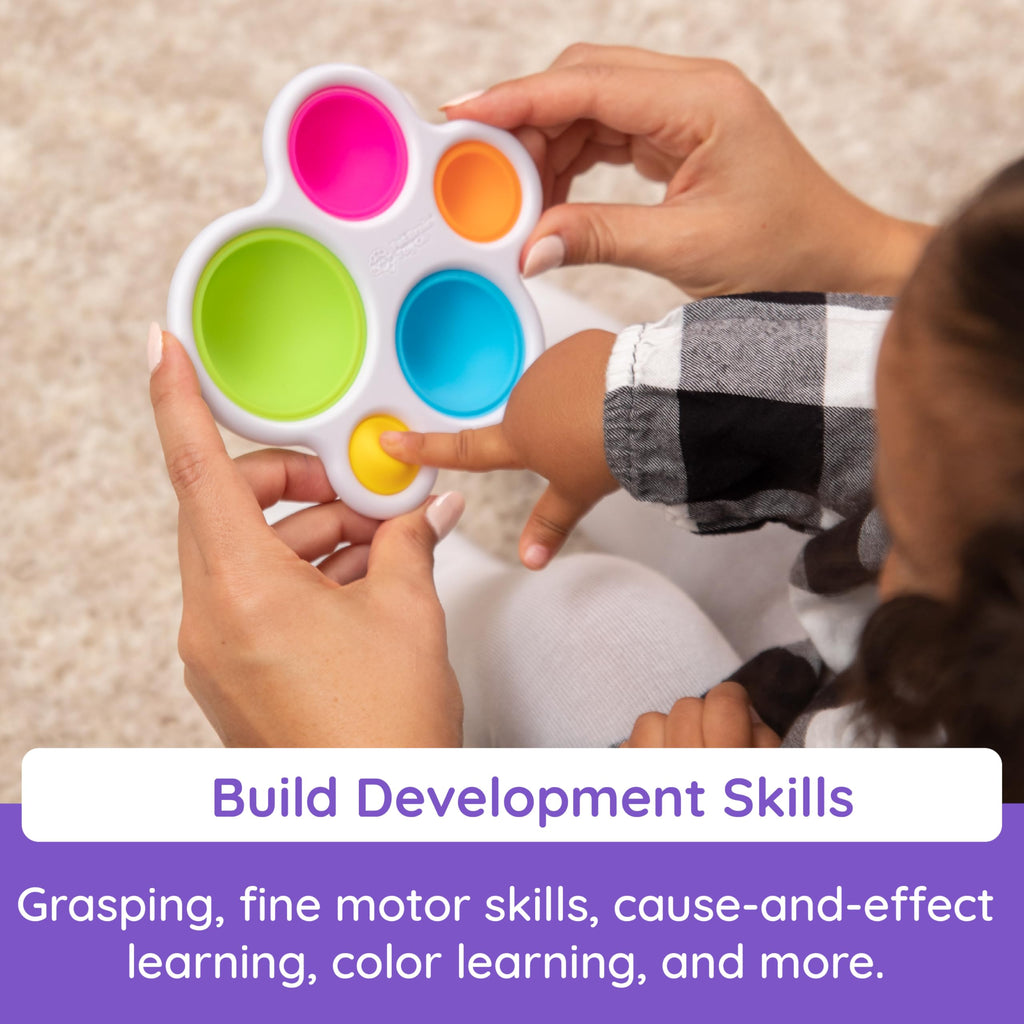 Fat Brain Toys Original Dimpl Brand Baby Toy, Sensory Toys for Babies 10 Months+, Interactive Baby Toys, Fidget Toys, 1 Piece