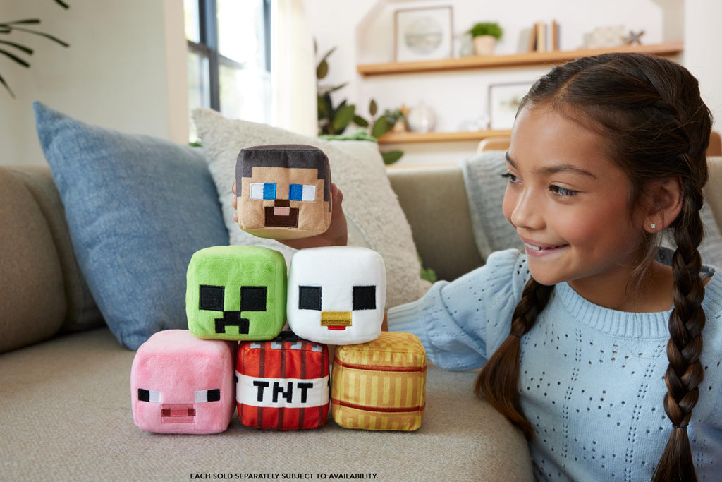 Minecraft 3-inch Block Plush Pig