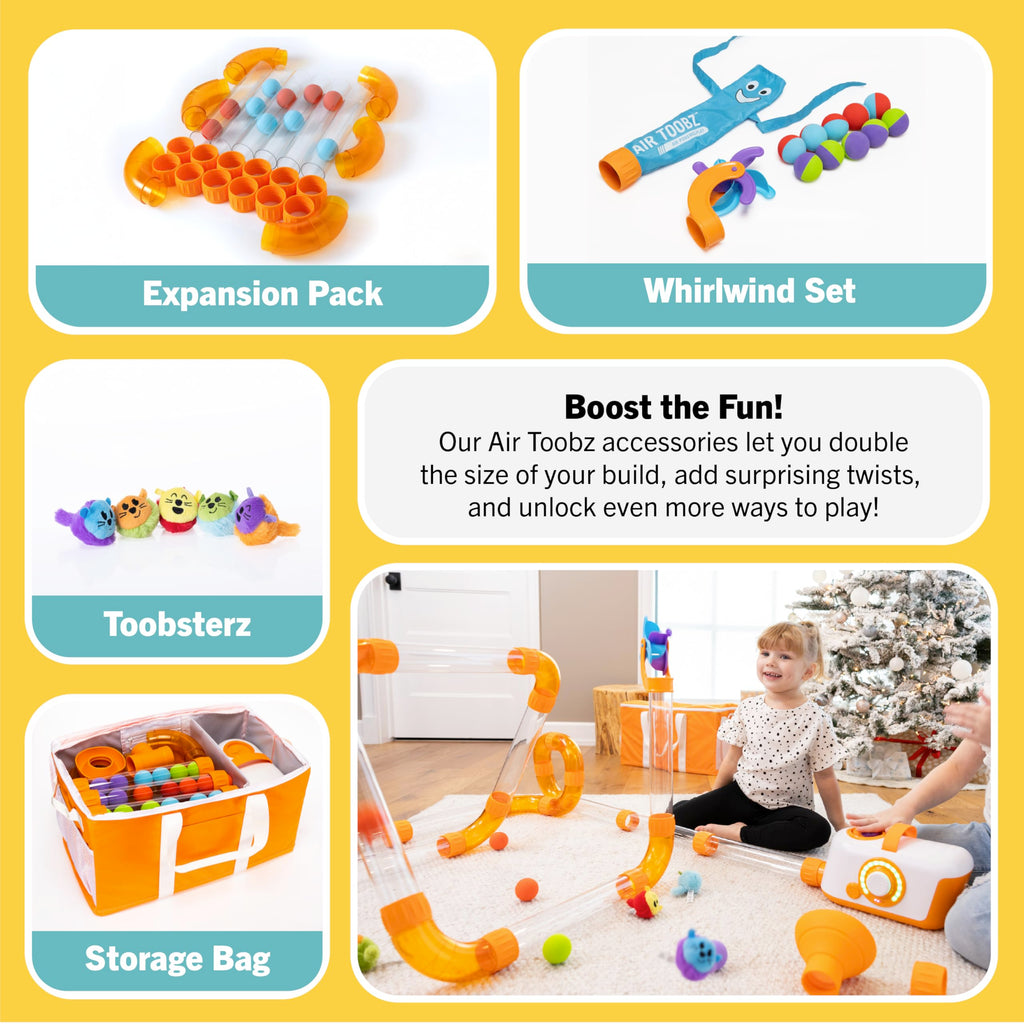 Fat Brain Toys Air Toobz Toobzters - Air Toobz Toobzters 5 Pack ~ New Plush for Ages 3 to 12