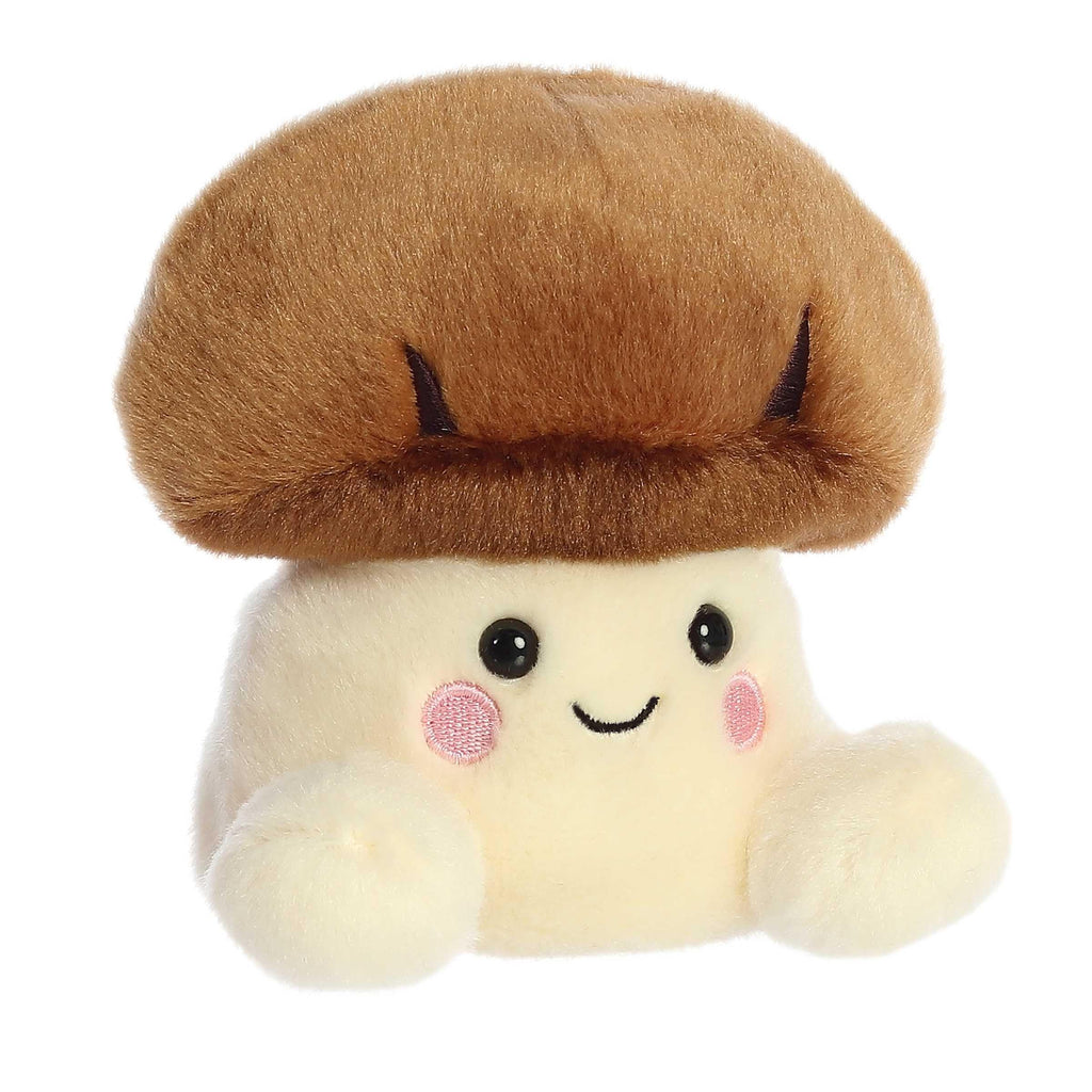 Aurora® Adorable Palm Pals™ Umami Shiitake Mushroom™ Stuffed Animal - Pocket-Sized Play - Collectable Fun - Brown 5 Inches