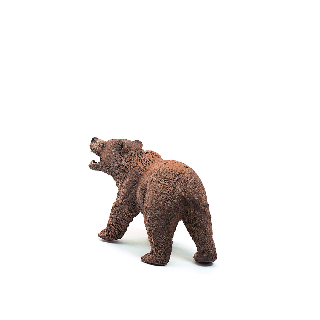 Schleich Wild Life Realistic Grizzly Bear Figurine - Hand-Painted and Detailed Animal Figure for Kids, Perfect Toy for Fun and Imaginative Adventures, Gift for Boys and Girls Ages 3+ , 2.6 inch