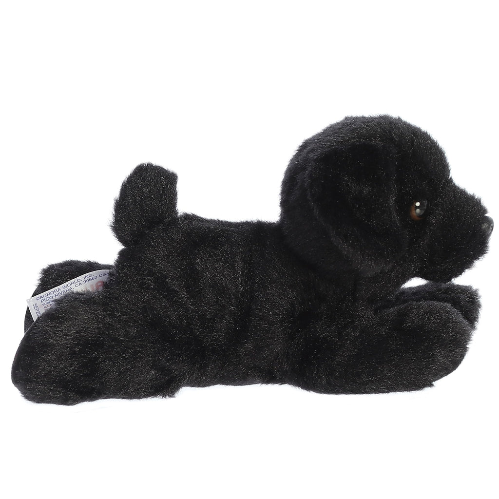 Aurora® Adorable Mini Flopsie™ Blackie™ Black Lab Stuffed Animal