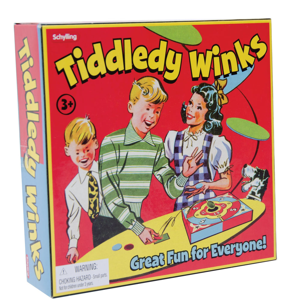 Schylling Tiddledy Winks - Classic Game for The Whole Family - Includes Game Board, Cup, and Winks - Ages 3 and Up