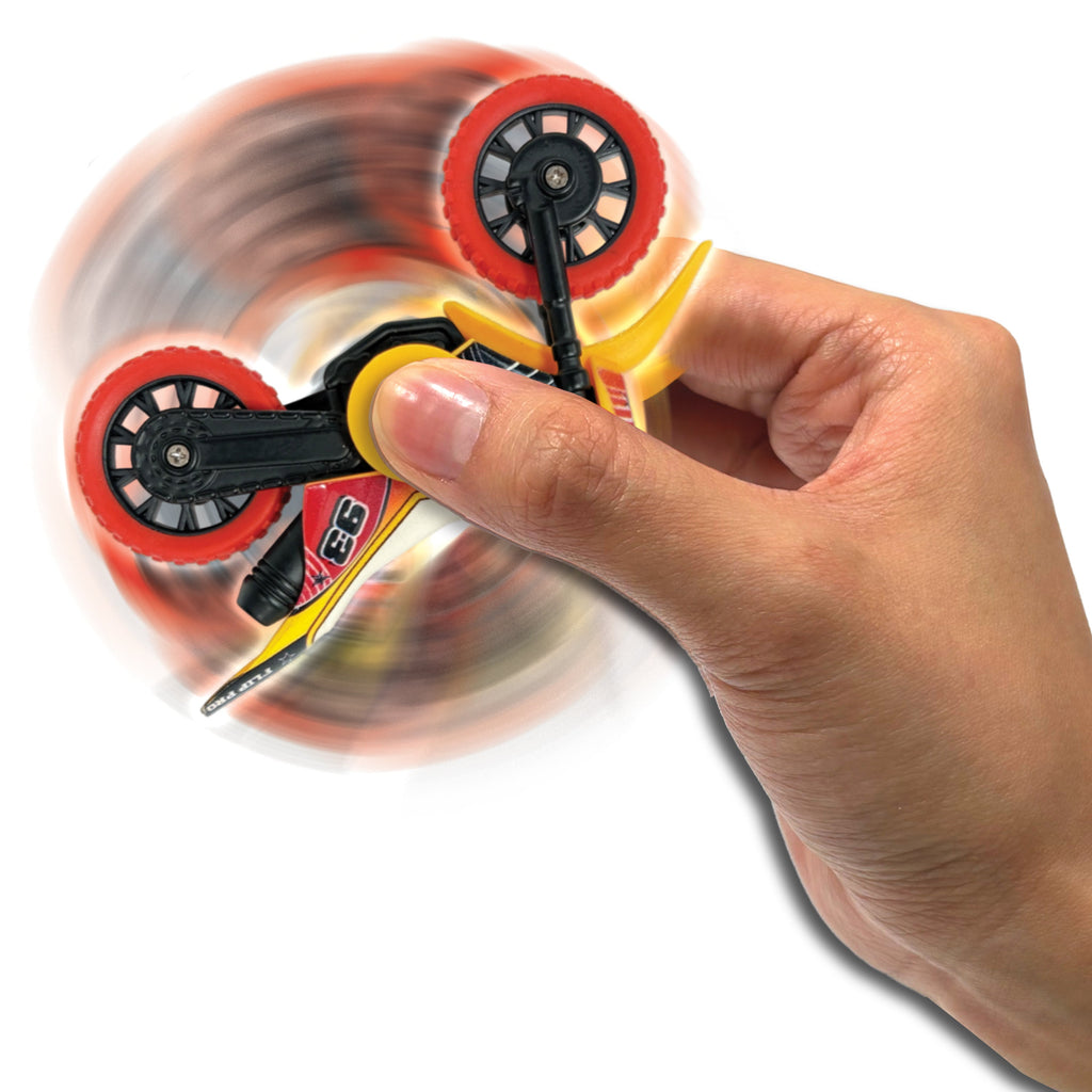 Flip Pro Spinner Finger Bikes: Real Metal Collectible Toy Motorcycles for Stunts