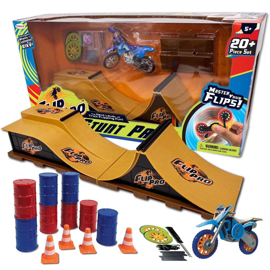 Flip Pro Spinner Finger Bikes: Real Metal Collectible Toy Motorcycles for Stunts